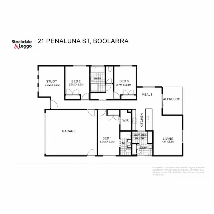 Floorplan of Homely house listing, 21 Penaluna Street, Boolarra VIC 3870