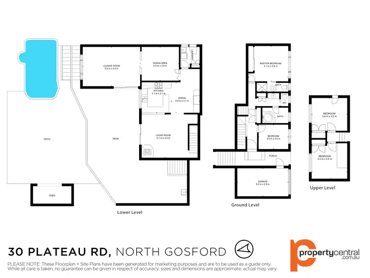 Floorplan of Homely house listing, 30 Plateau Road, North Gosford NSW 2250