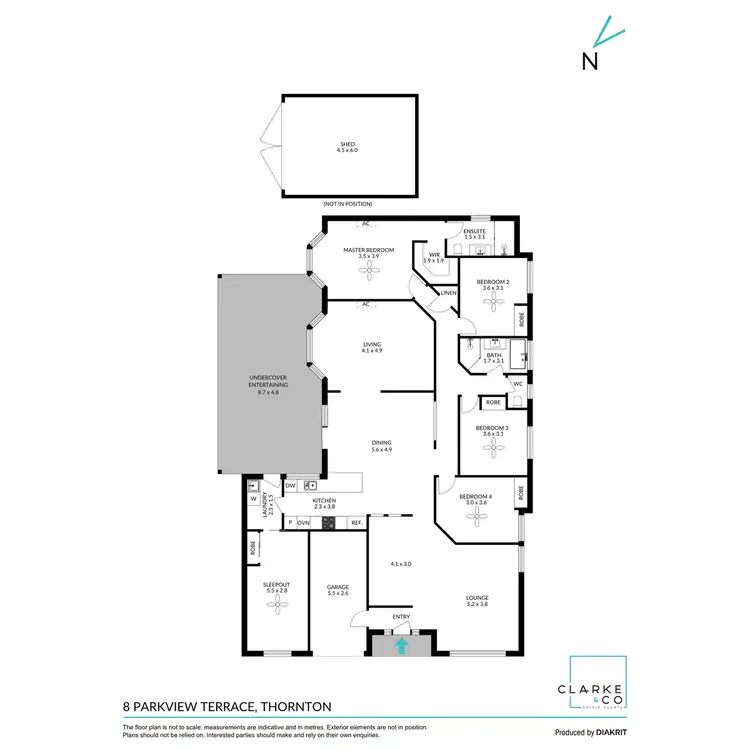 Floorplan of Homely house listing, 8 Parkview Terrace, Thornton NSW 2322