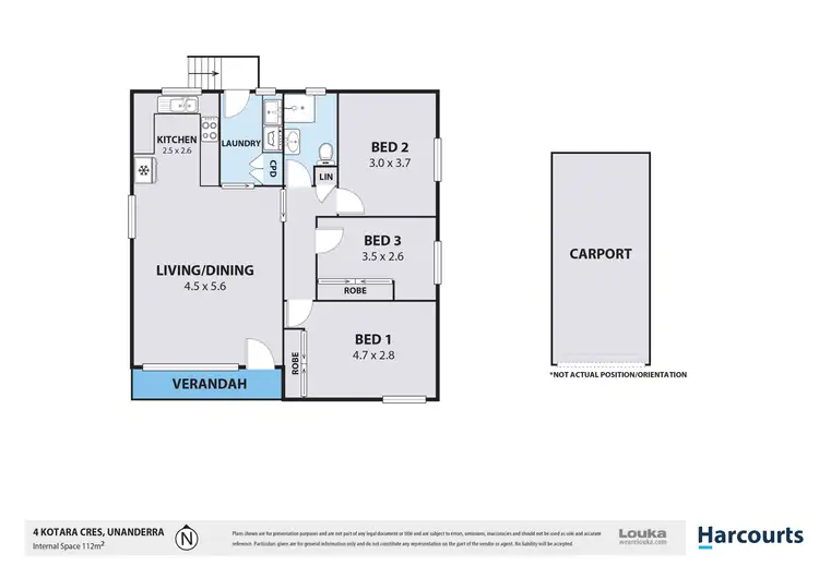 Floorplan of Homely house listing, 4 Kotara Crescent, Unanderra NSW 2526