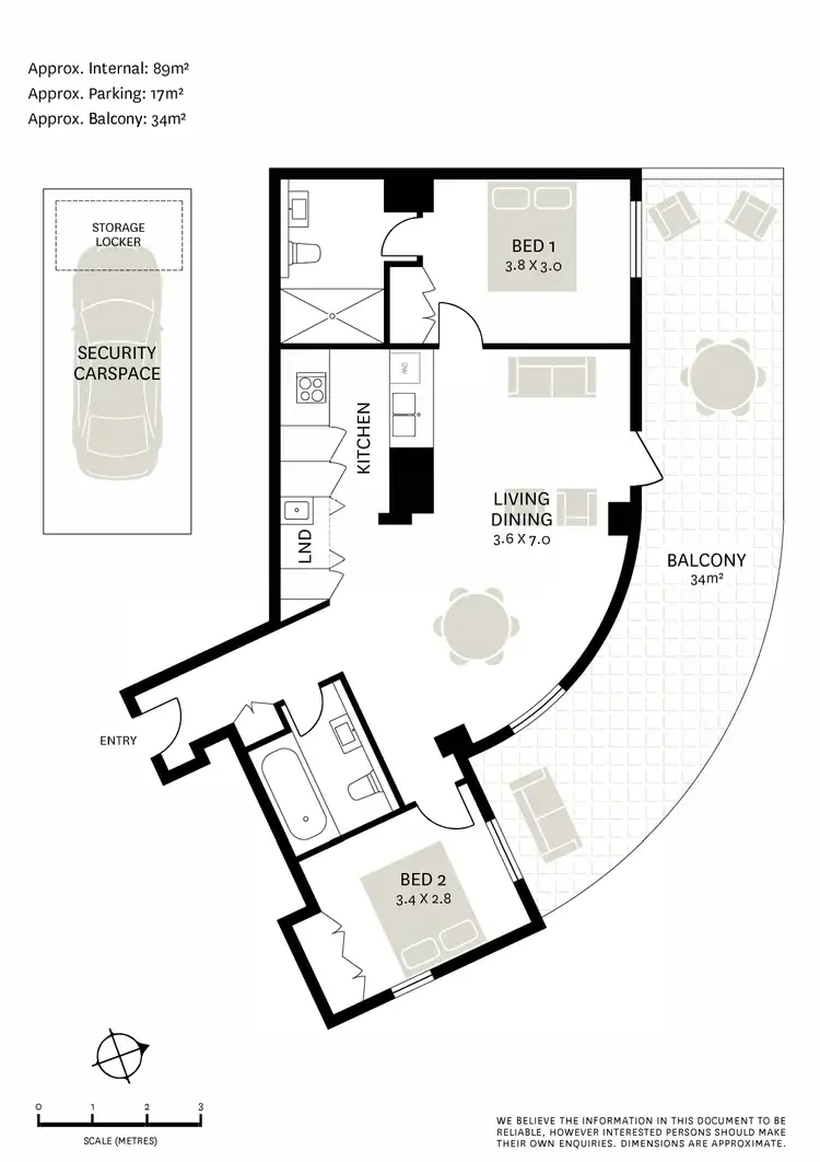 Floorplan of Homely apartment listing, 602/437 Bourke Street, Surry Hills NSW 2010