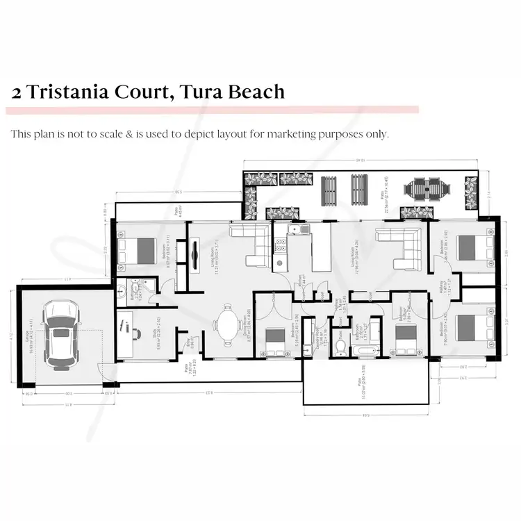 Floorplan of Homely house listing, 2 Tristania Court, Tura Beach NSW 2548