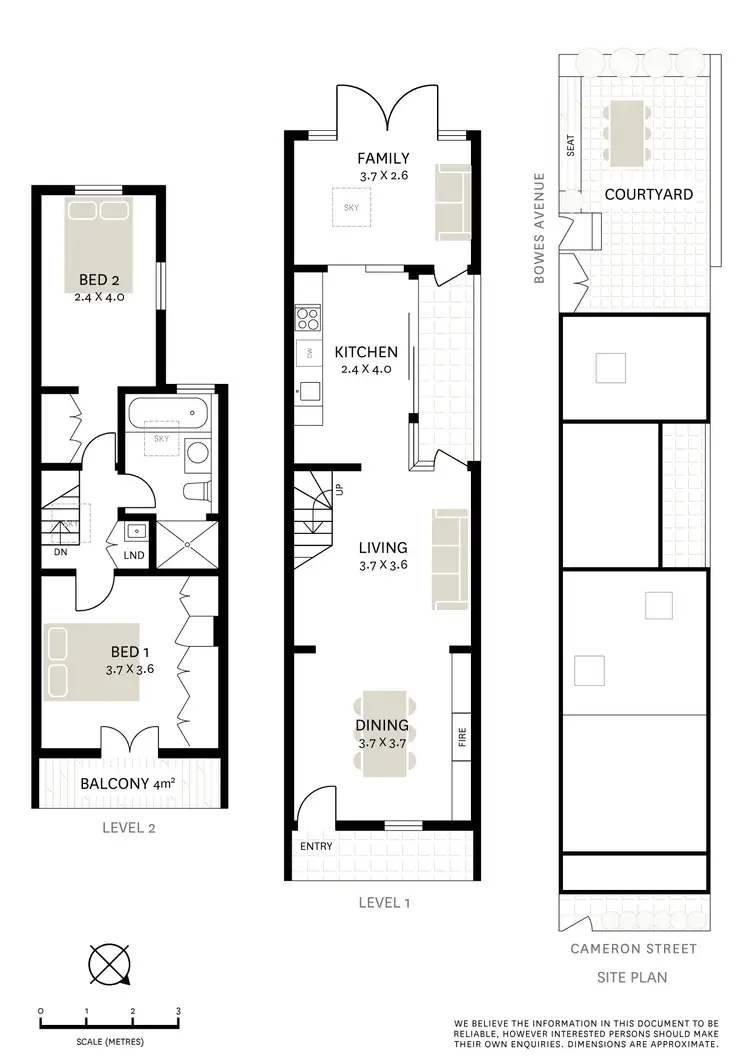Floorplan of Homely terrace listing, 54 Cameron Street, Edgecliff NSW 2027
