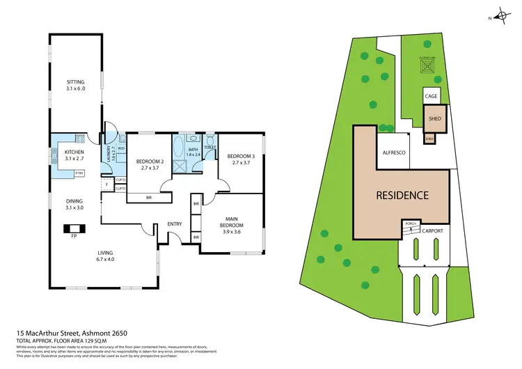 Floorplan of Homely house listing, 15 Macarthur Street, Ashmont NSW 2650