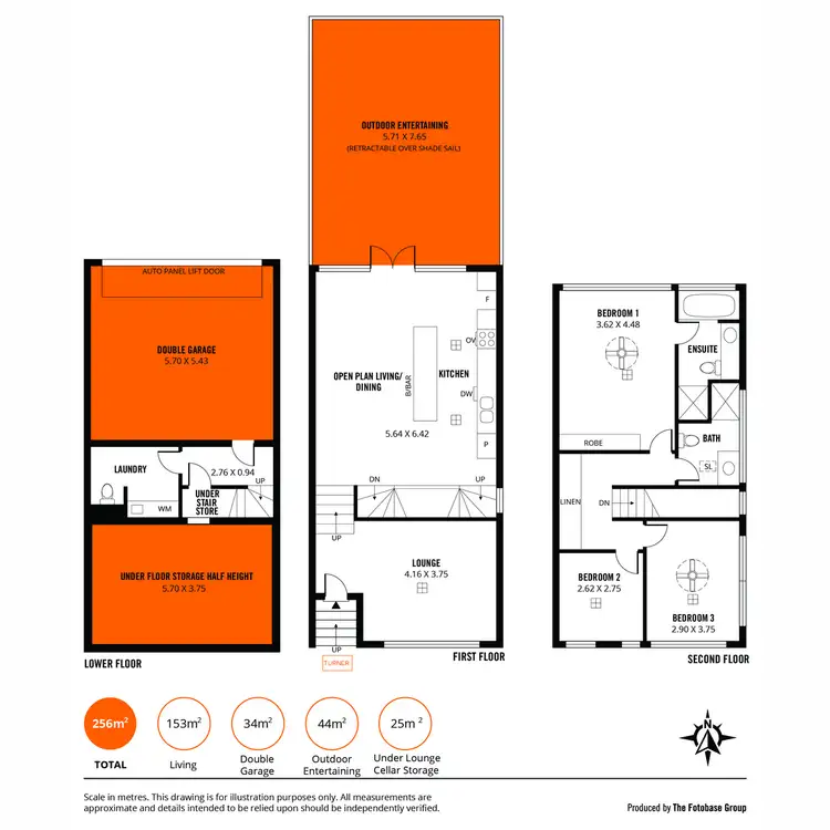 Floorplan of Homely townhouse listing, 14/3 Runge Place, Norwood SA 5067