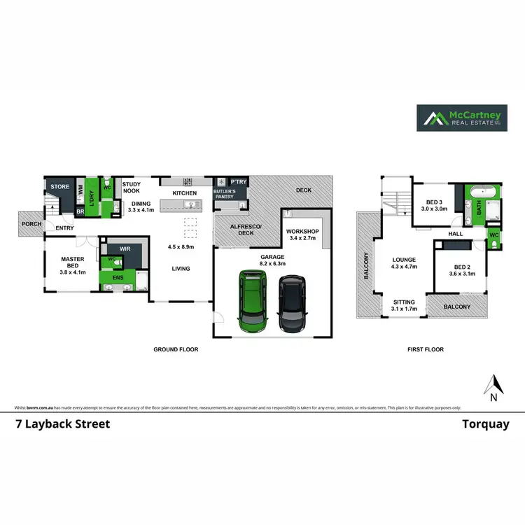 Floorplan of Homely house listing, 7 Layback Street, Torquay VIC 3228