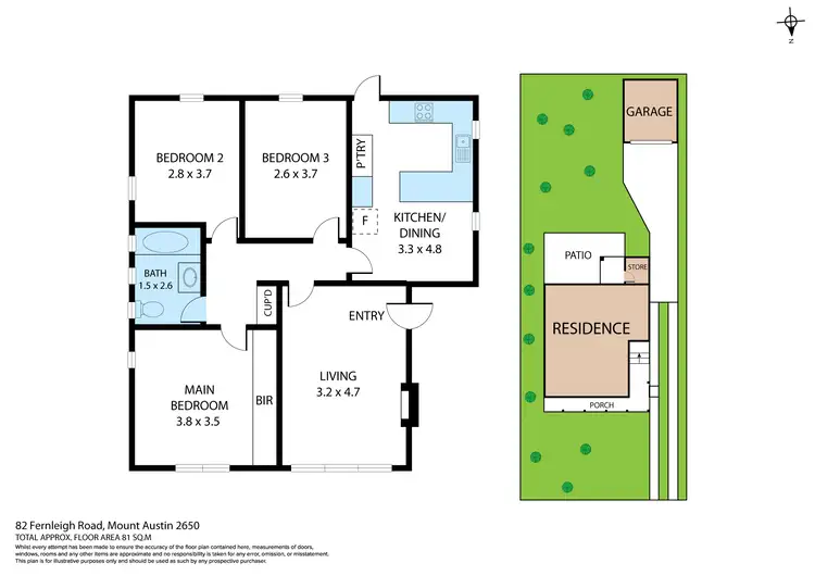 Floorplan of Homely house listing, 82 Fernleigh Road, Mount Austin NSW 2650