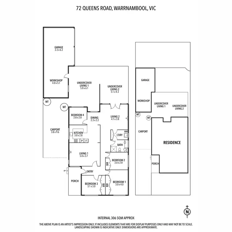 Floorplan of Homely house listing, 72 Queens Road, Warrnambool VIC 3280