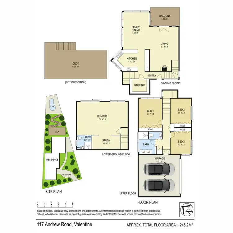 Floorplan of Homely house listing, 117 Andrew Road, Valentine NSW 2280