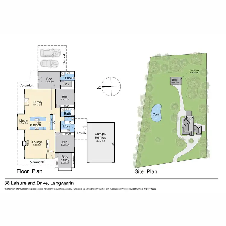 Floorplan of Homely rural property listing, 38 Leisureland Drive, Langwarrin VIC 3910