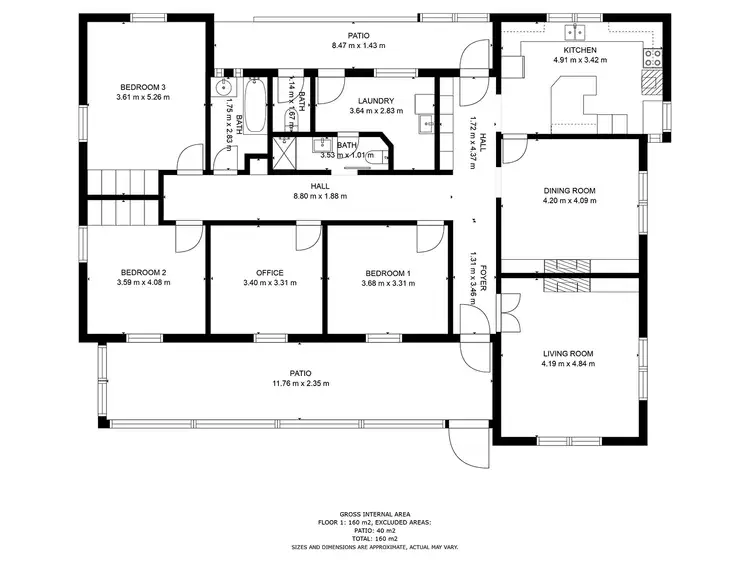 Floorplan of Homely rural property listing, 'Willow Park' 1324 Errowanbang Road, Errowanbang NSW 2791
