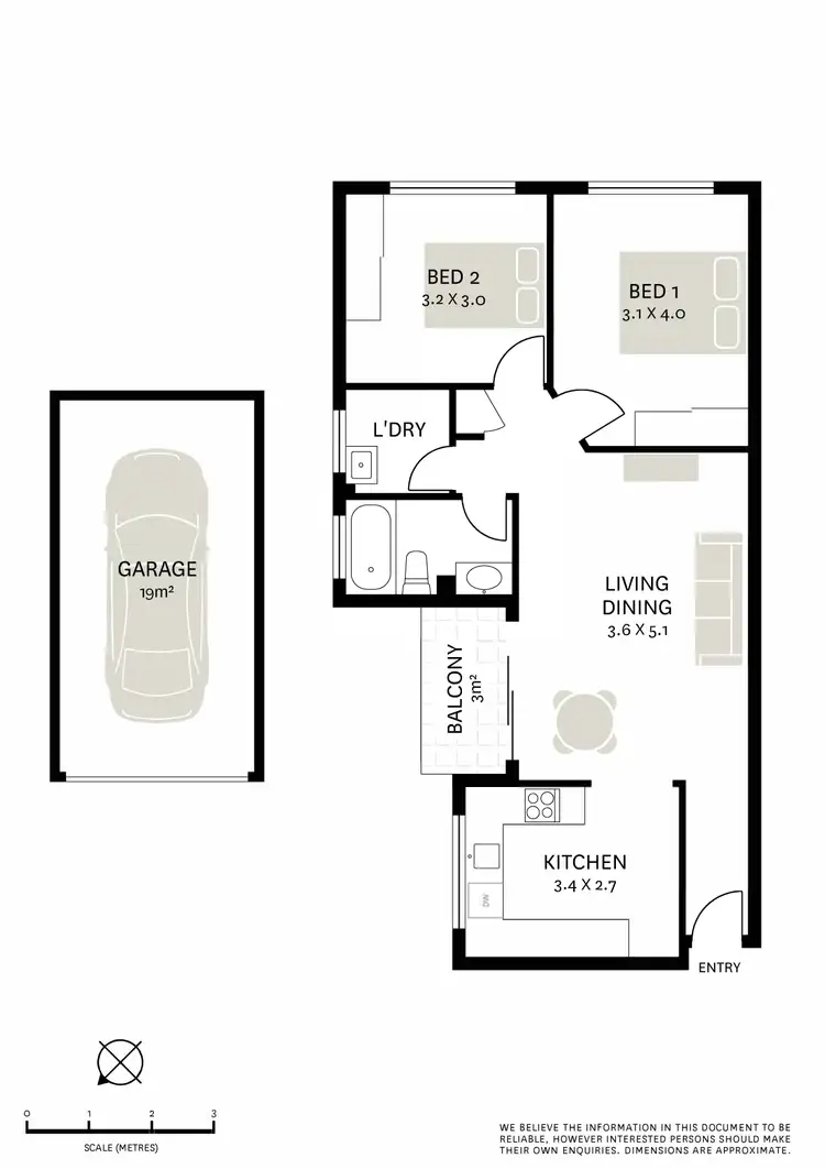 Floorplan of Homely apartment listing, 4/38 Gould Avenue, Lewisham NSW 2049