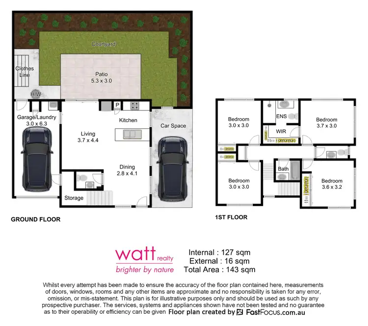 Floorplan of Homely townhouse listing, 6/76 Graham Road, Carseldine QLD 4034