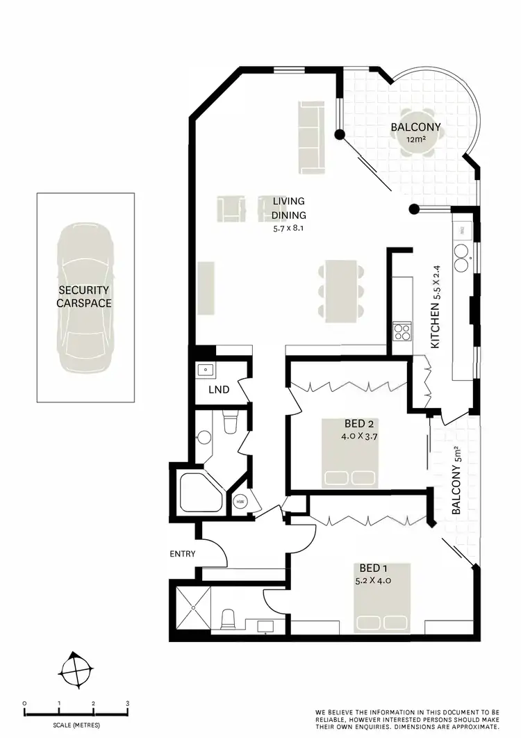 Floorplan of Homely apartment listing, 6/145-151 Campbell Street, Surry Hills NSW 2010