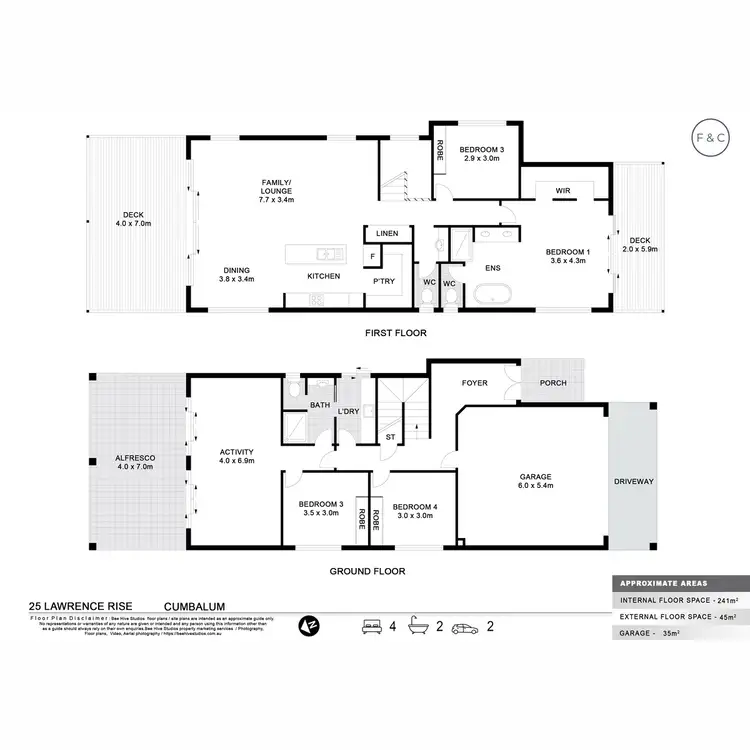 Floorplan of Homely house listing, 25 Lawrence Rise, Cumbalum NSW 2478