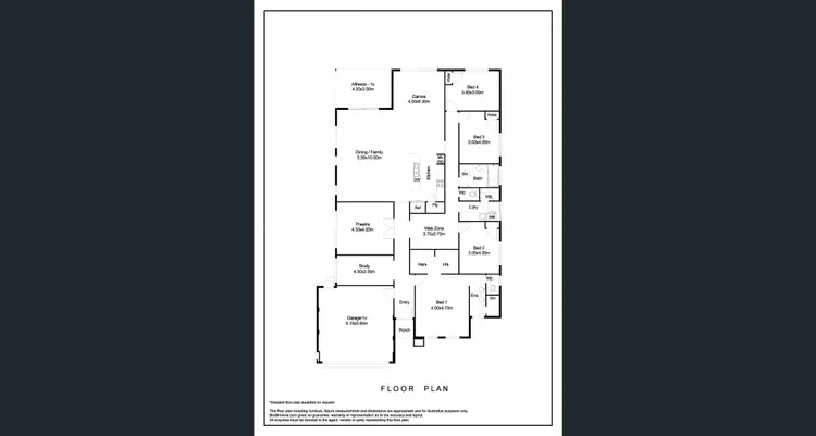 Floorplan of Homely house listing, 15 Tompkins Way, Harrisdale WA 6112
