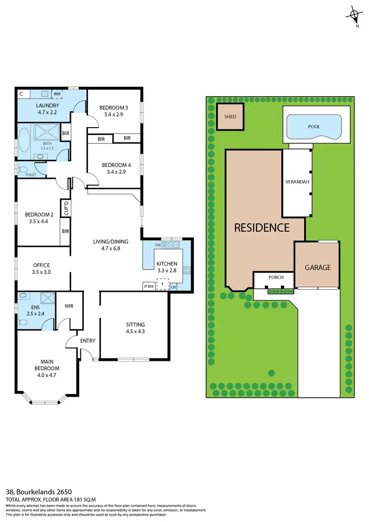 Floorplan of Homely house listing, 38 Bourkelands Drive, Bourkelands NSW 2650