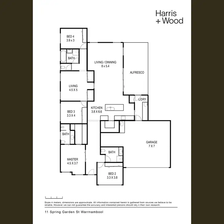 Floorplan of Homely house listing, 11 Spring Garden Drive, Warrnambool VIC 3280