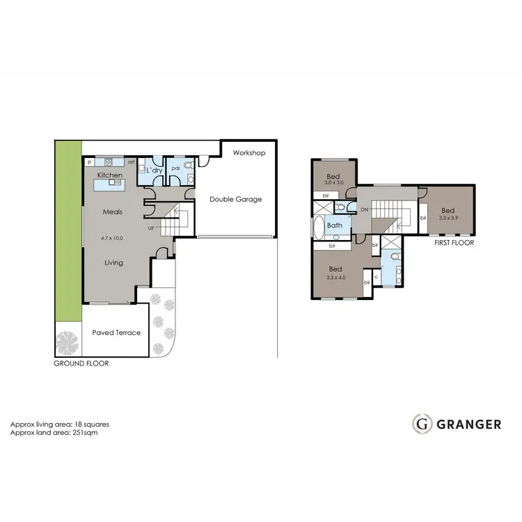 Floorplan of Homely townhouse listing, 87 Potton Avenue, Rosebud VIC 3939