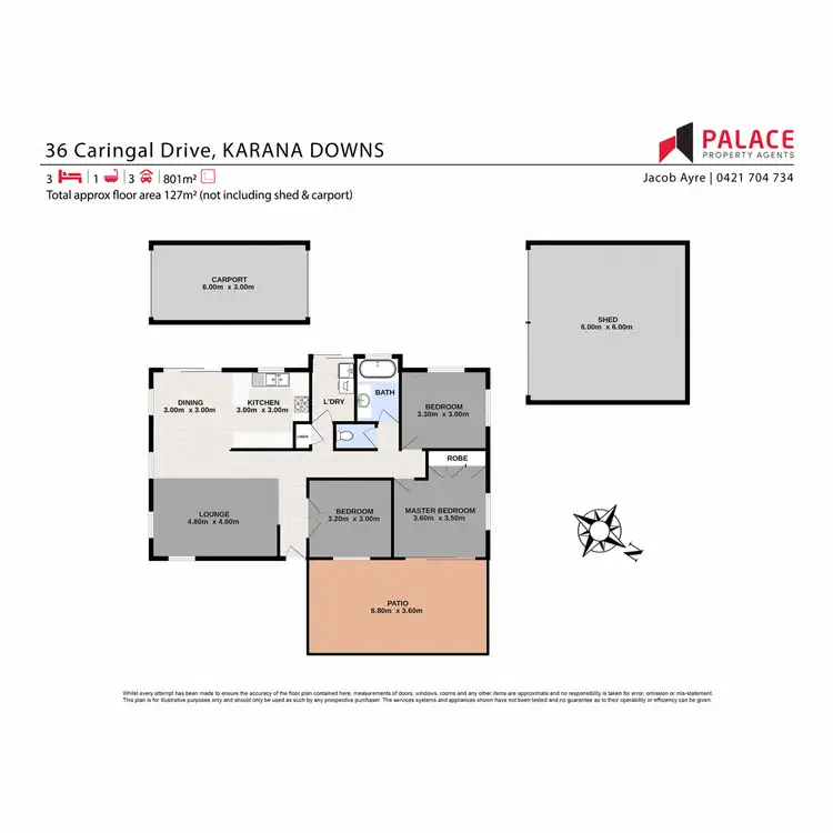 Floorplan of Homely house listing, 36 Caringal Drive, Karana Downs QLD 4306