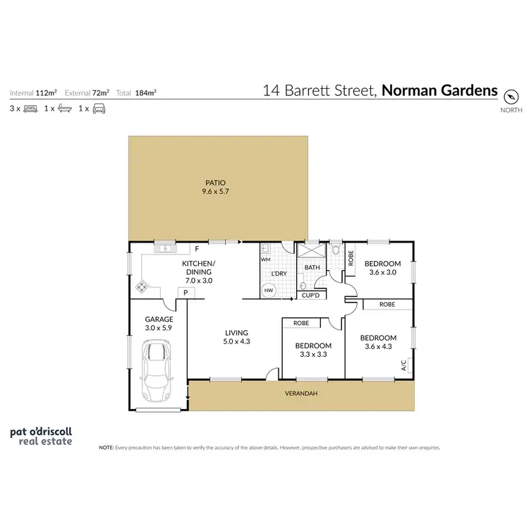 Floorplan of Homely house listing, 14 Barrett Street, Norman Gardens QLD 4701
