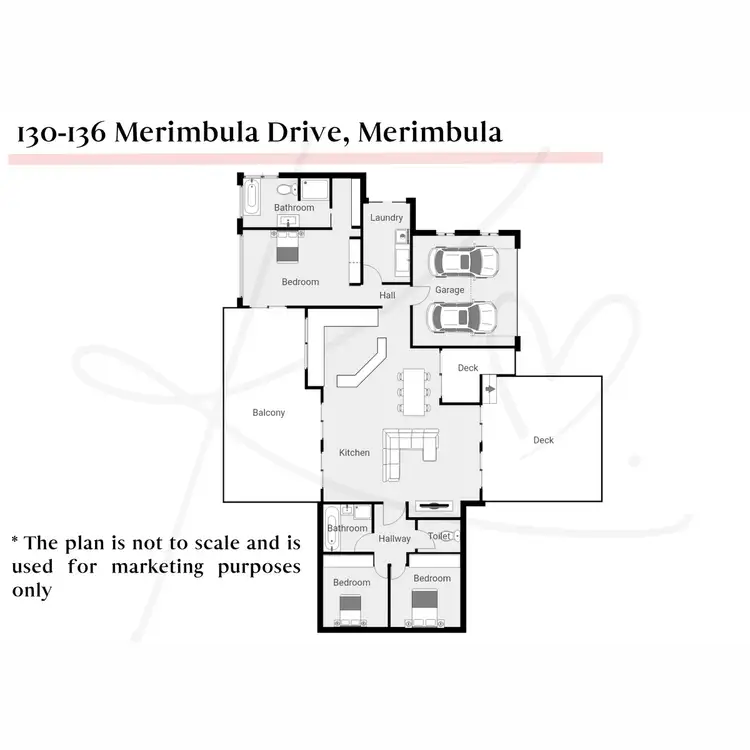 Floorplan of Homely house listing, 130-136 Merimbula Drive, Merimbula NSW 2548