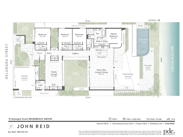 Floorplan of Homely house listing, 15 Delungra Street, Broadbeach Waters QLD 4218