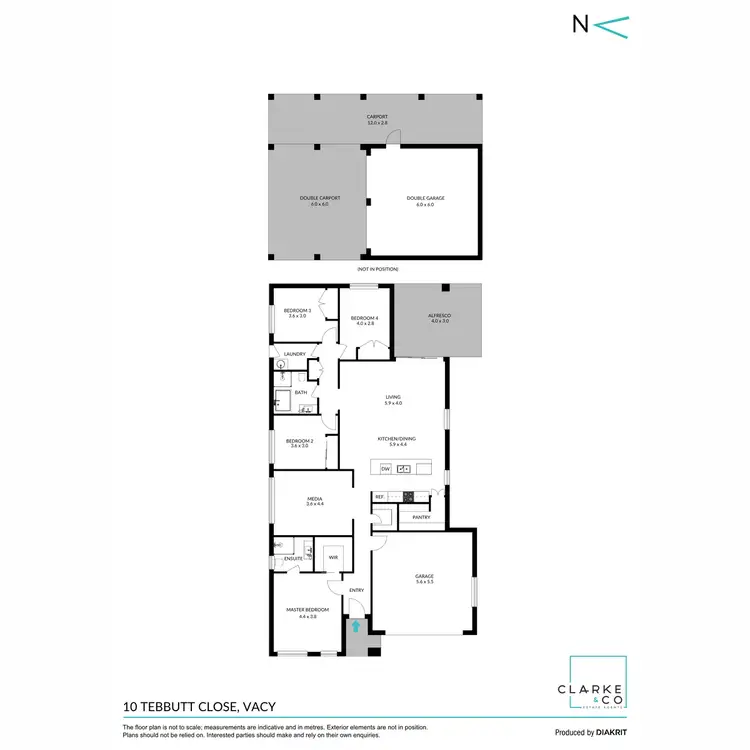 Floorplan of Homely house listing, 10 Tebbutt Close, Vacy NSW 2421
