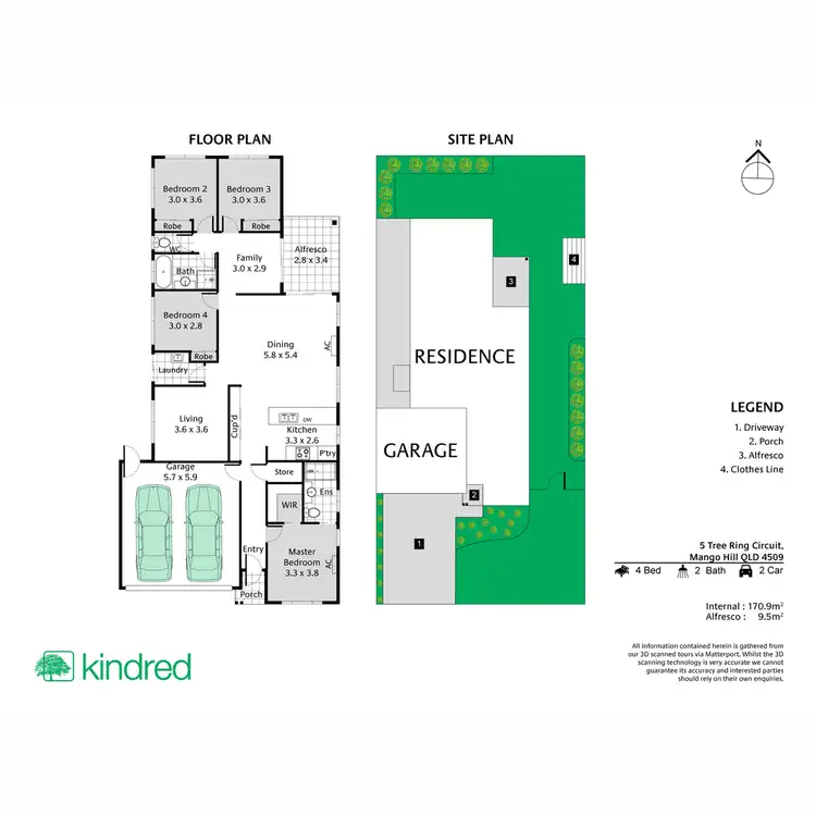 Floorplan of Homely house listing, 5 Tree Ring Circuit, Mango Hill QLD 4509