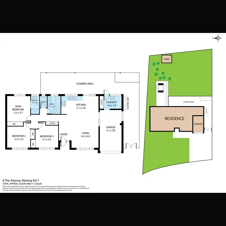 Floorplan of Homely house listing, 6 The Avenue, Nerang QLD 4211