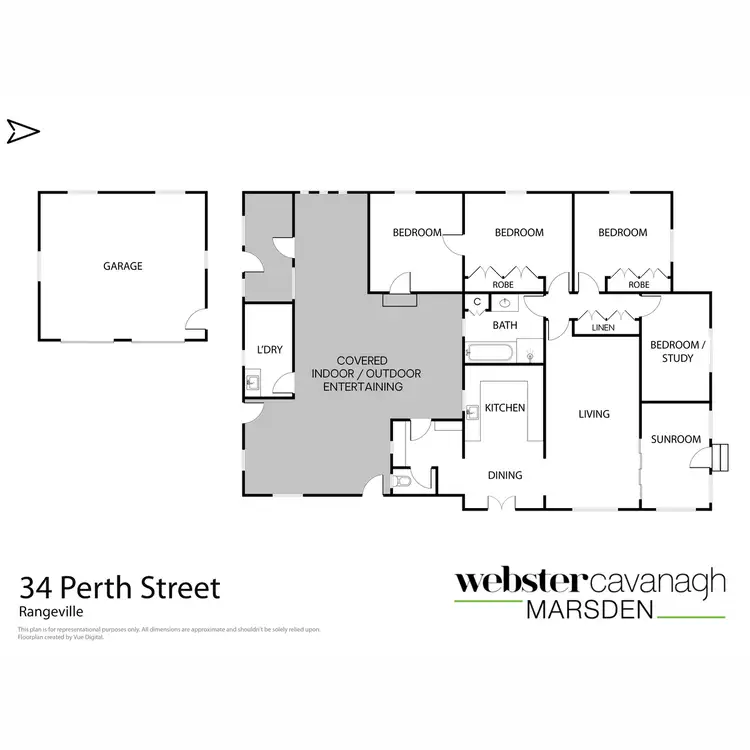 Floorplan of Homely house listing, 34 Perth Street, Rangeville QLD 4350