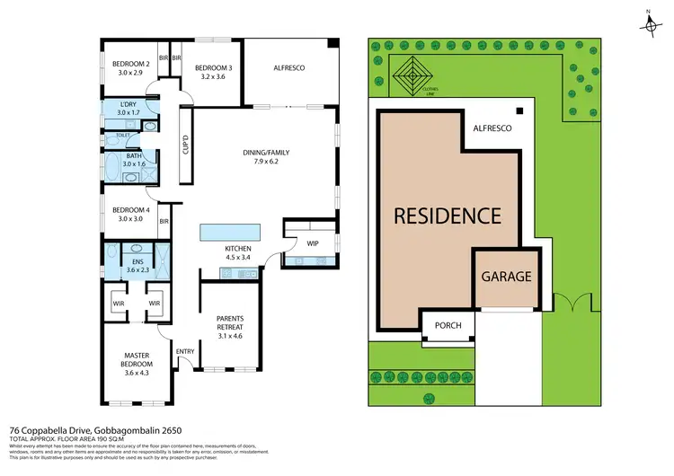 Floorplan of Homely house listing, 76 Coppabella Drive, Gobbagombalin NSW 2650
