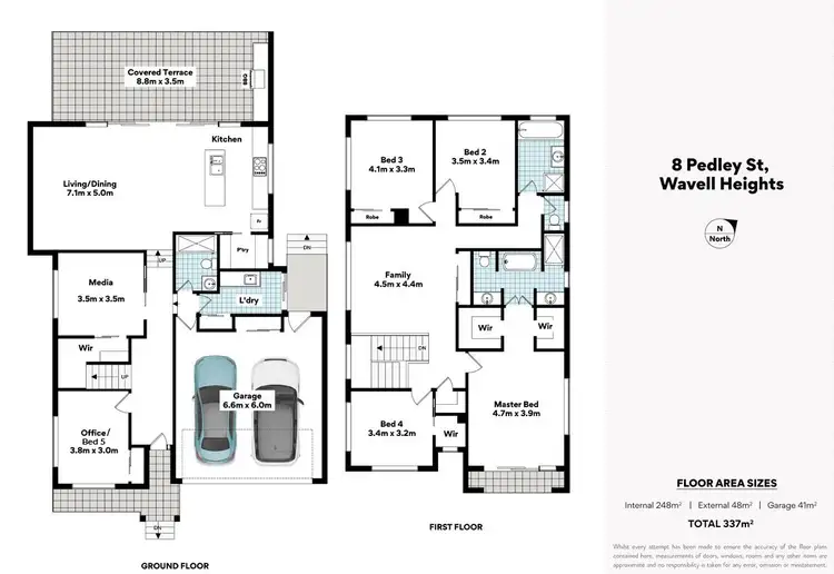 Floorplan of Homely house listing, 8 Pedley Street, Wavell Heights QLD 4012