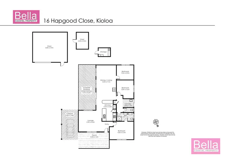 Floorplan of Homely house listing, 16 Hapgood Close, Kioloa NSW 2539