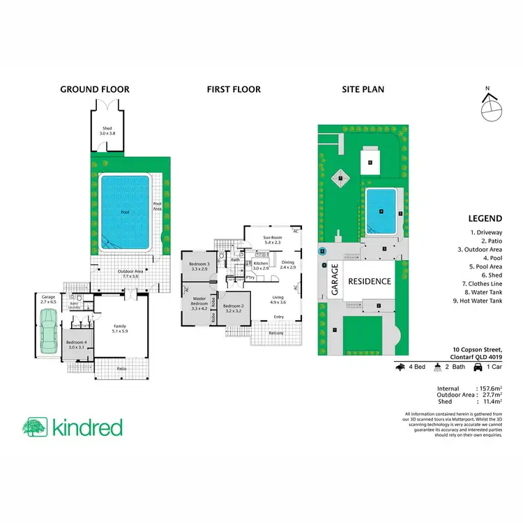 Floorplan of Homely house listing, 10 Copson Street, Clontarf QLD 4019