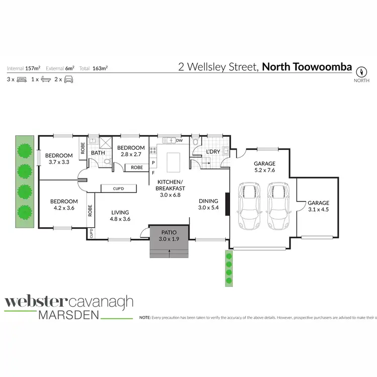 Floorplan of Homely house listing, 2 Wellsley Street, North Toowoomba QLD 4350