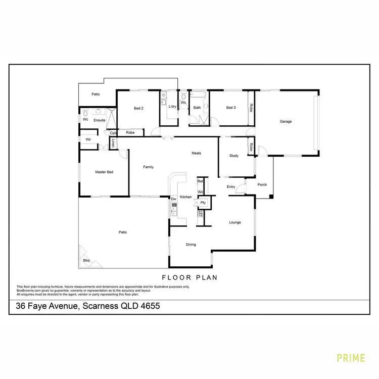 Floorplan of Homely house listing, 36 Faye Avenue, Scarness QLD 4655