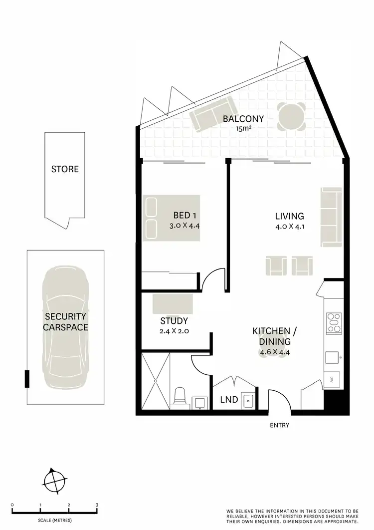 Floorplan of Homely apartment listing, 310/18-28 Neild Avenue, Darlinghurst NSW 2010