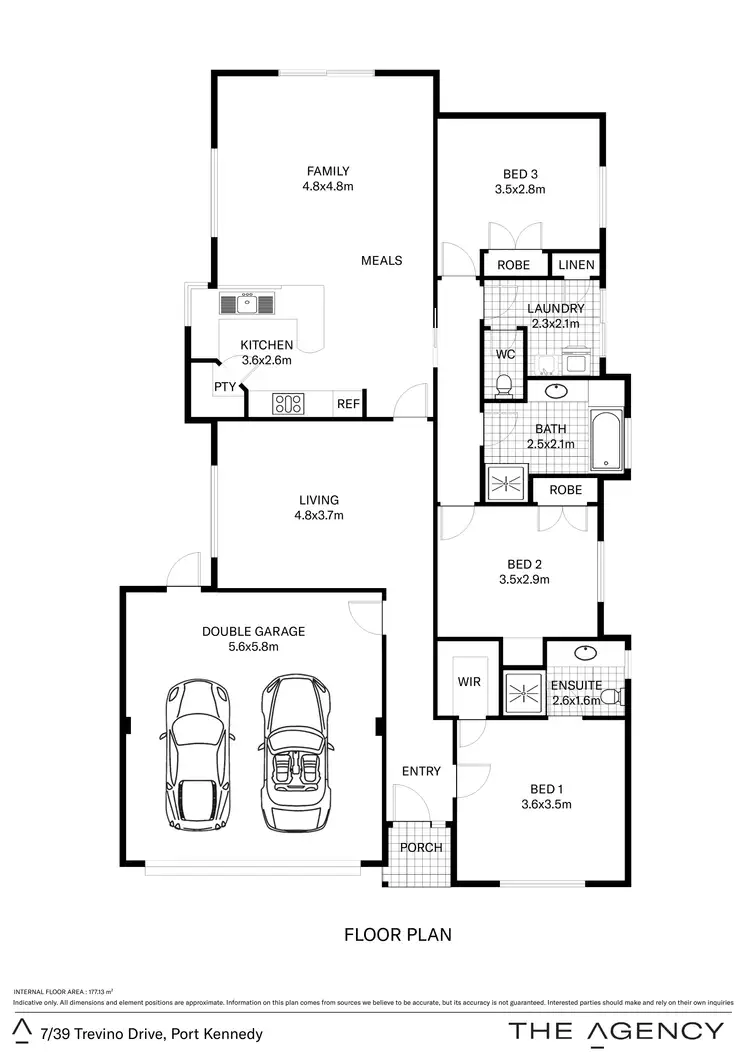 Floorplan of Homely house listing, 7/39 Trevino Drive, Port Kennedy WA 6172