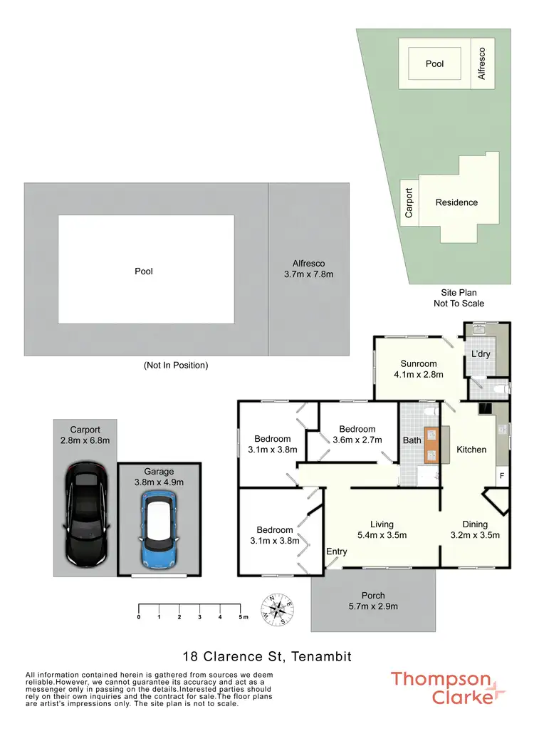 Floorplan of Homely house listing, 18 Clarence Street, Tenambit NSW 2323