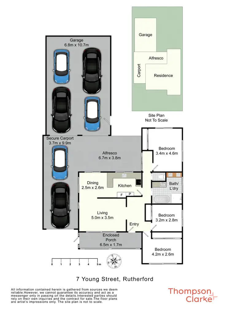 Floorplan of Homely house listing, 7 Young Street, Rutherford NSW 2320