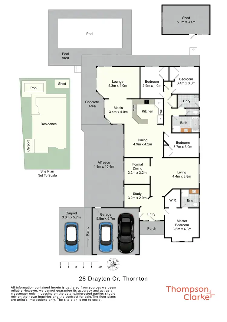 Floorplan of Homely house listing, 28 Drayton Crescent, Thornton NSW 2322