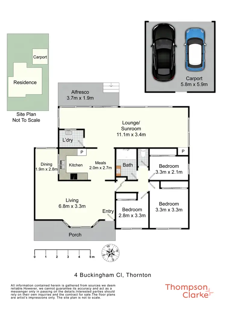 Floorplan of Homely house listing, 4 Buckingham Close, Thornton NSW 2322