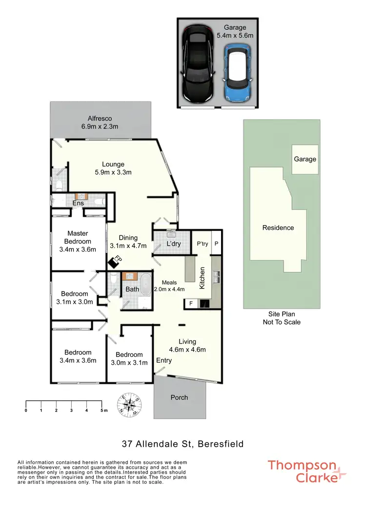 Floorplan of Homely house listing, 37 Allendale Street, Beresfield NSW 2322