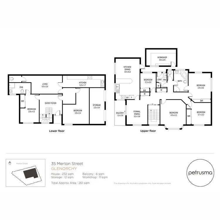 Floorplan of Homely house listing, 35 Merton Street, Glenorchy TAS 7010