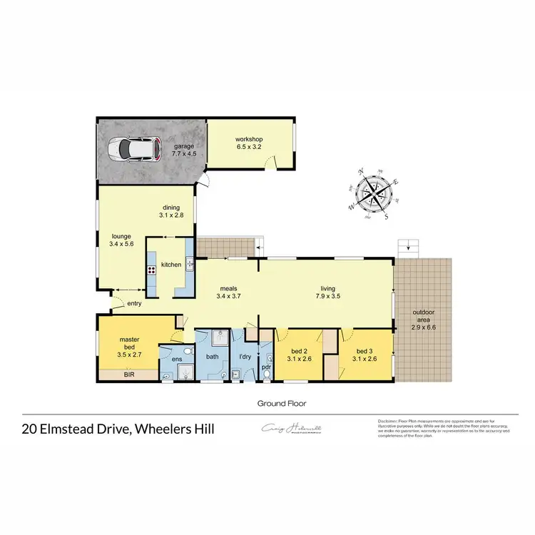 Floorplan of Homely house listing, 20 Elmstead Drive, Wheelers Hill VIC 3150