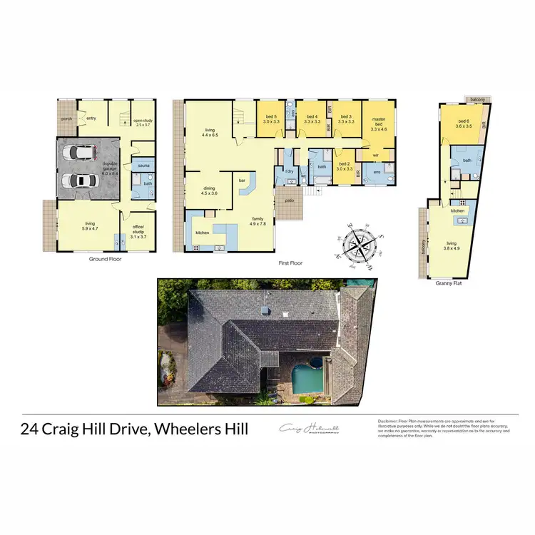 Floorplan of Homely house listing, 24 Craig Hill Drive, Wheelers Hill VIC 3150