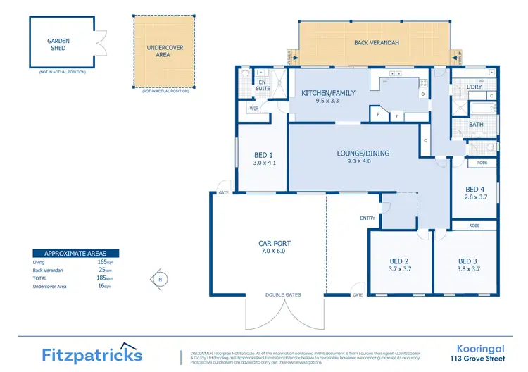 Floorplan of Homely house listing, 113 Grove Street, Kooringal NSW 2650