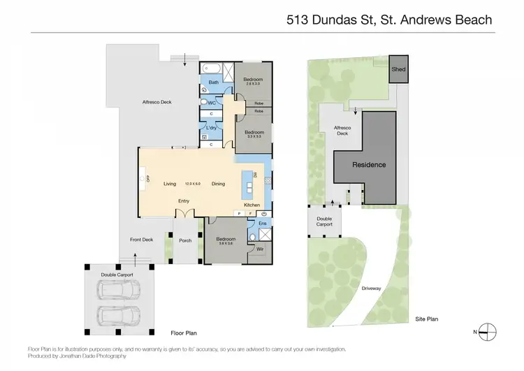 Floorplan of Homely house listing, 513 Dundas Street, St Andrews Beach VIC 3941