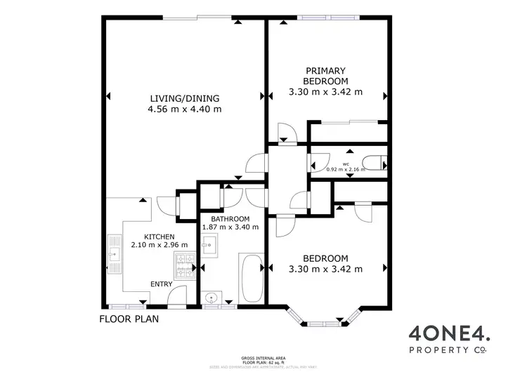 Floorplan of Homely unit listing, 11/23 Vieste Drive, Glenorchy TAS 7010